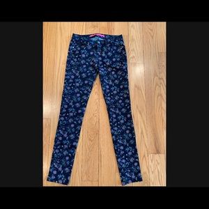 Floral skinny jeans